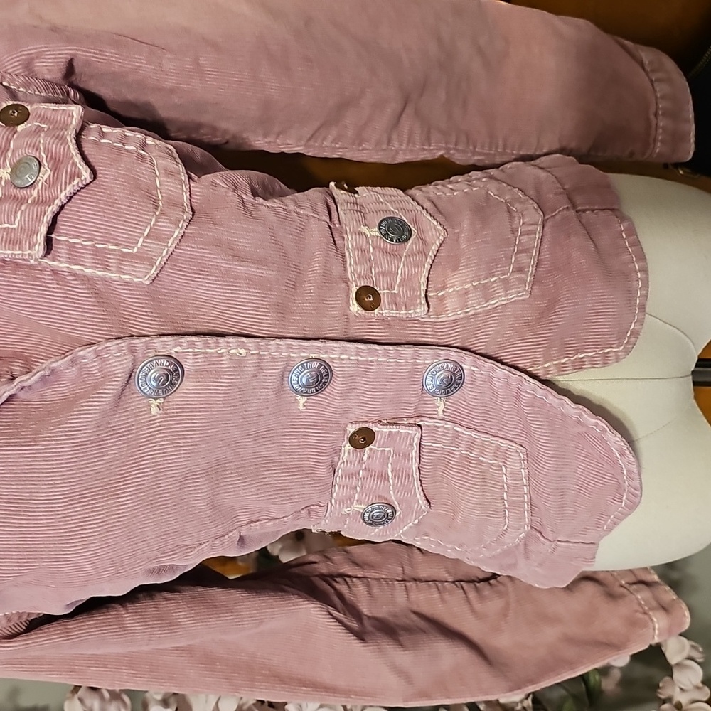 True Religion Pink Corduroy Jacket - Picture 3 of 8